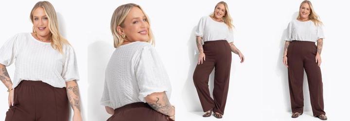 Blusa Off White em Maha Texturizada