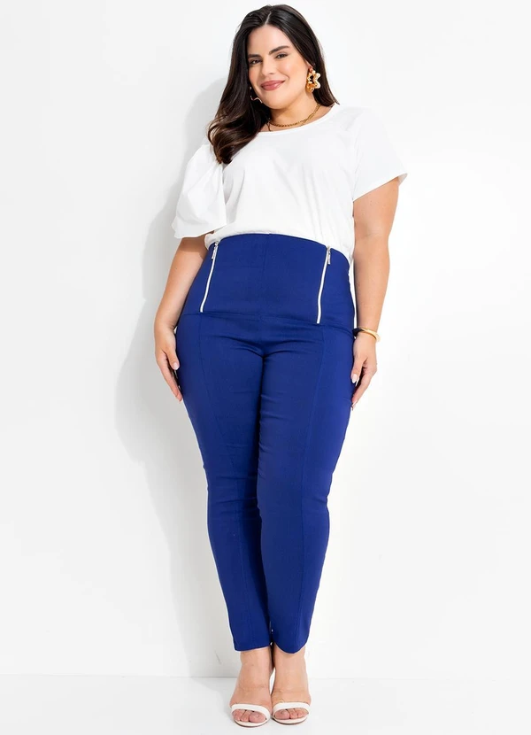 Marguerite - Blusa Off White em Malha de Algodão 12