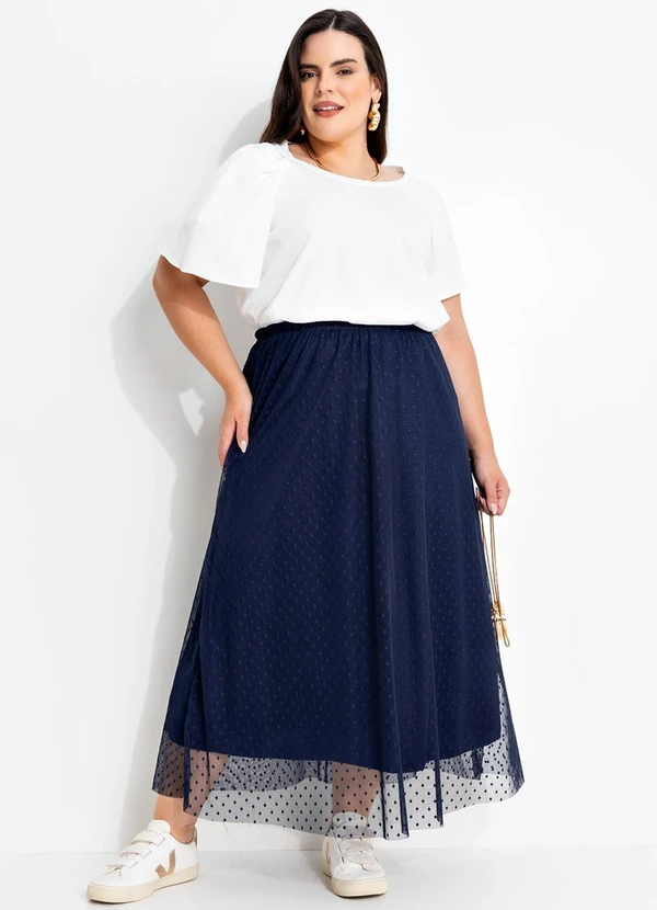 Marguerite - Blusa Off White em Malha de Algodão 7