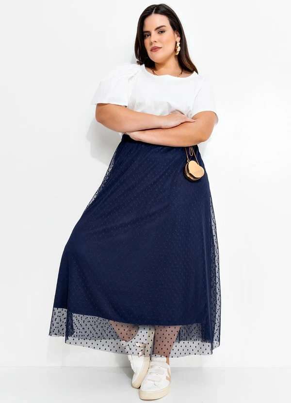 Marguerite - Blusa Off White em Malha de Algodão 6