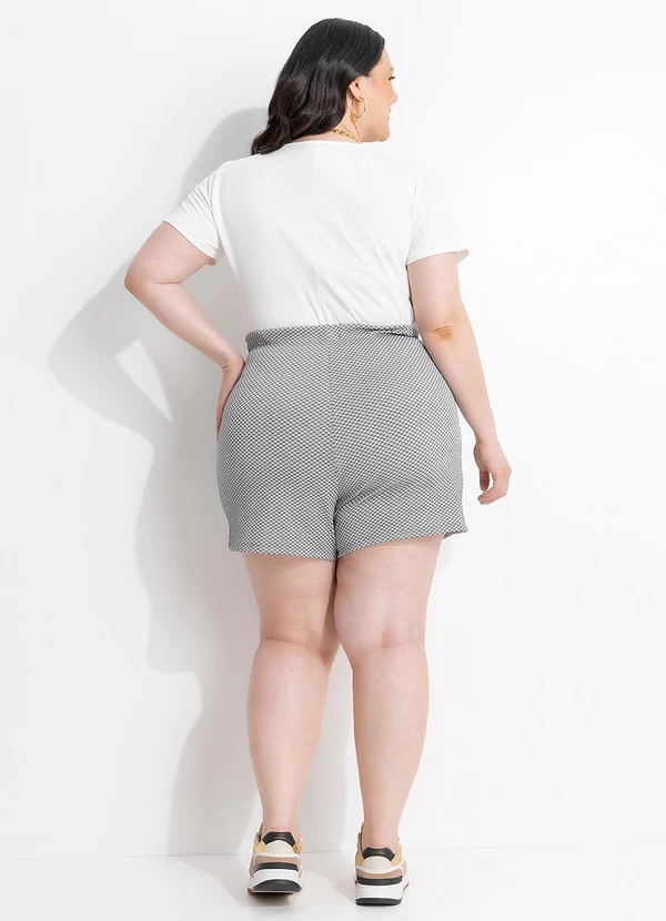 Marguerite - Blusa Off White em Malha de Algodão 2