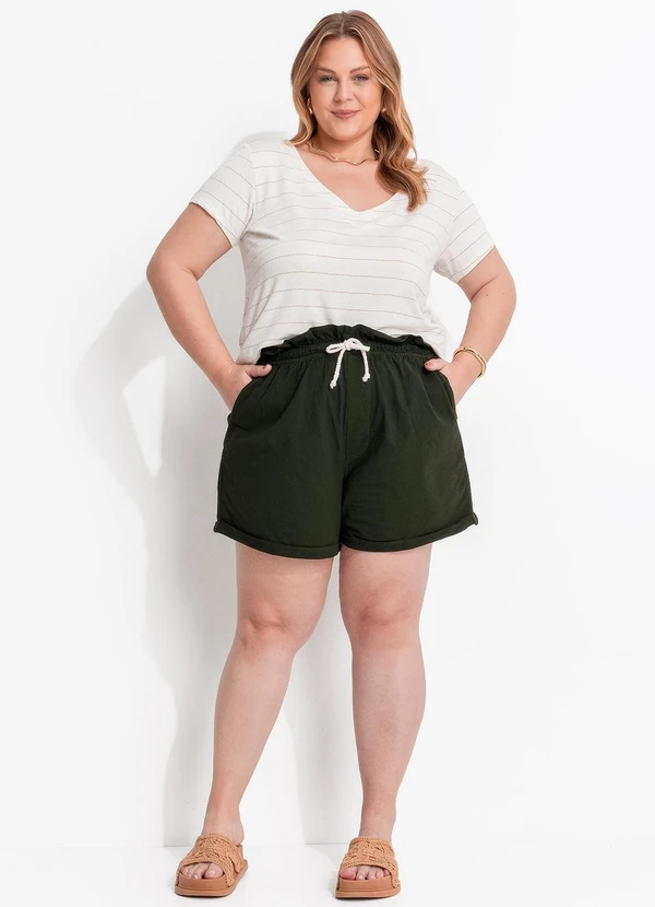 Marguerite - Blusa Off White em Malha de Viscose 3