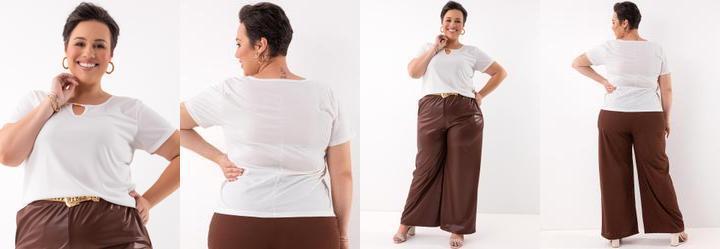 Blusa Off White em Malha