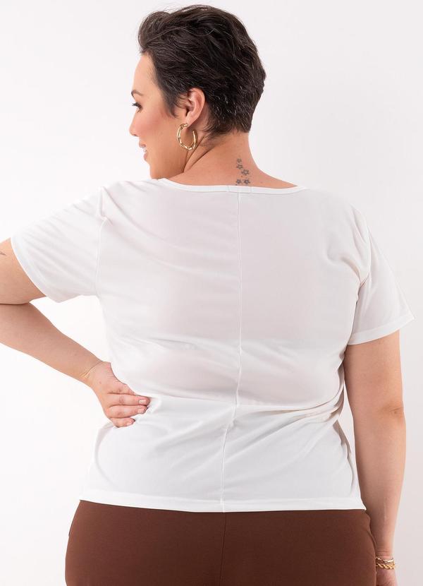 Marguerite - Blusa Off White em Malha 5