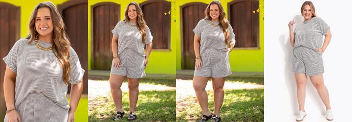 Blusa Off White em Tweed