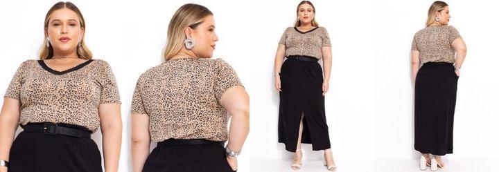 Blusa Ona Bege em Malha Fria