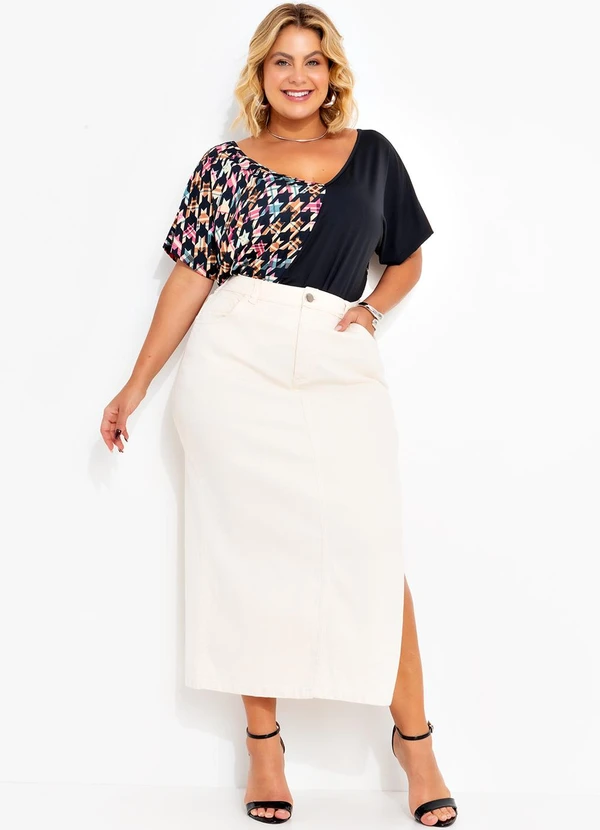 Marguerite - Blusa Pied de Poule em Malha Fria 3