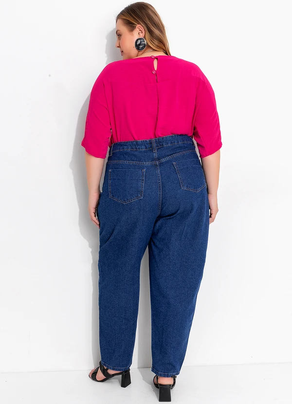 Marguerite - Blusa Pink em Crepe Plano 4