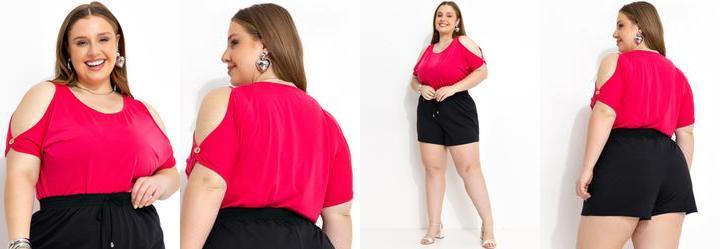 Blusa Pink em Malha Flam�