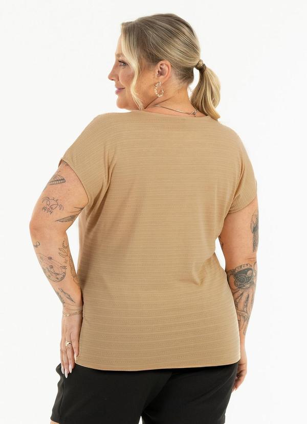 Habana - Blusa Plus Size em Misturinha Caramelo 2