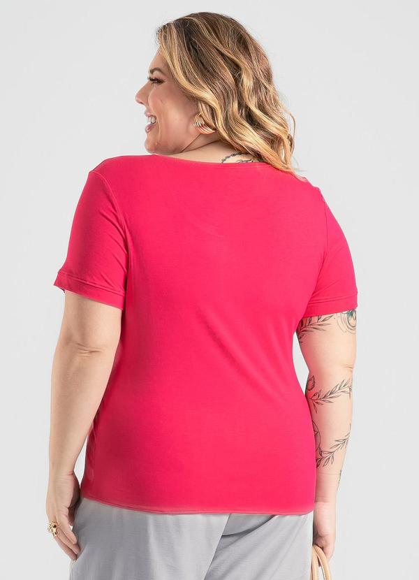 Cativa - Blusa Plus Size em Misturinha Pink 2
