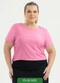 Cativa - Blusa Plus Size em Misturinha Lilás - variação: Rosa
