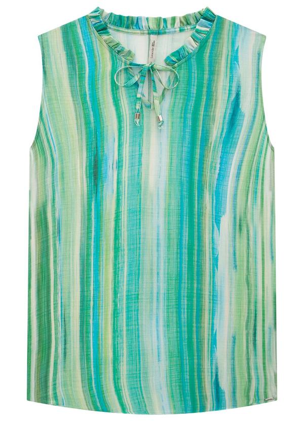 Lunender Mais Mulher - Blusa Plus Size em Tecido Rayon Verde 7