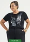 Cativa - Blusa Plus Size em Viscose Caramelo - variação: Preto