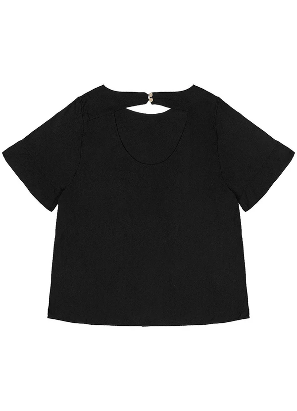 Secret Glam - Blusa Plus Size Feminina Preto 3