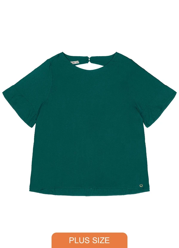 Secret Glam - Blusa Plus Size Feminina Verde