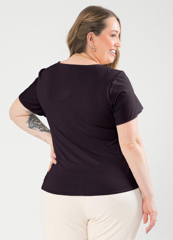 Cativa - Blusa Plus Size Misturinha Preto 2