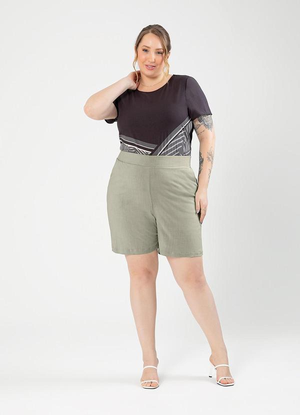 Cativa - Blusa Plus Size Misturinha Preto 4