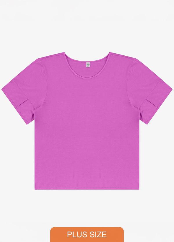 Infinita Cor - Blusa Plus Size Rovitex Rosa
