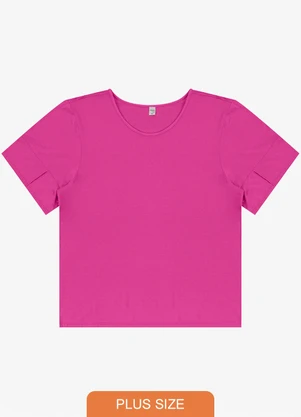 Infinita Cor - Blusa Plus Size Rovitex Roxo - INFINITA COR