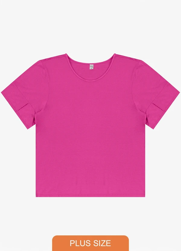 Infinita Cor - Blusa Plus Size Rovitex Roxo