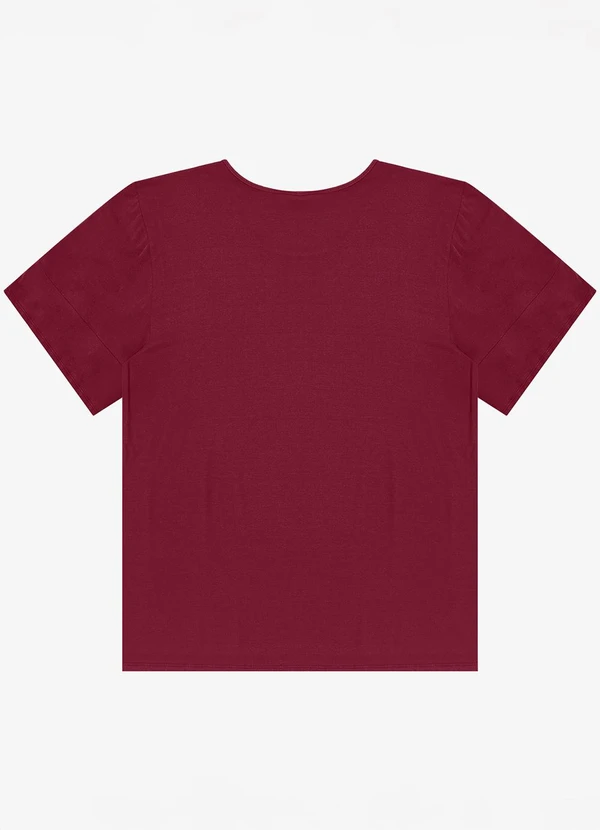 Infinita Cor - Blusa Plus Size Rovitex Vermelho 2