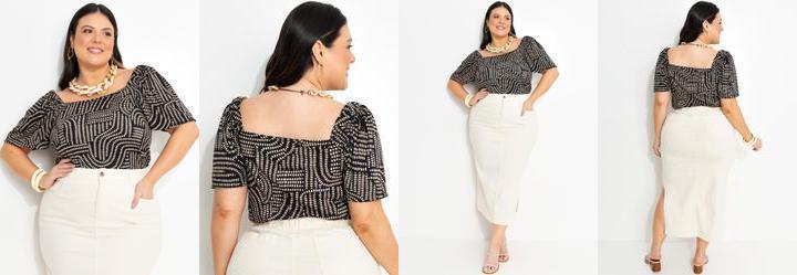 Blusa Po� Desalinhado em Malha Fria