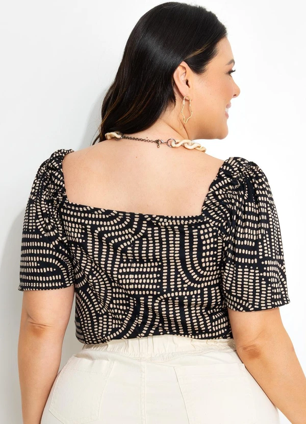 Marguerite - Blusa Poá Desalinhado em Malha Fria 2