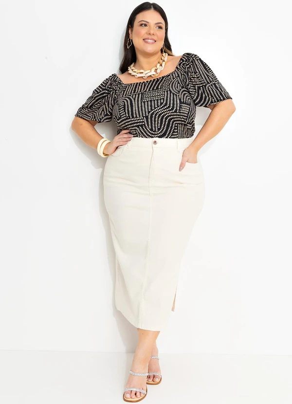 Marguerite - Blusa Poá Desalinhado em Malha Fria 3