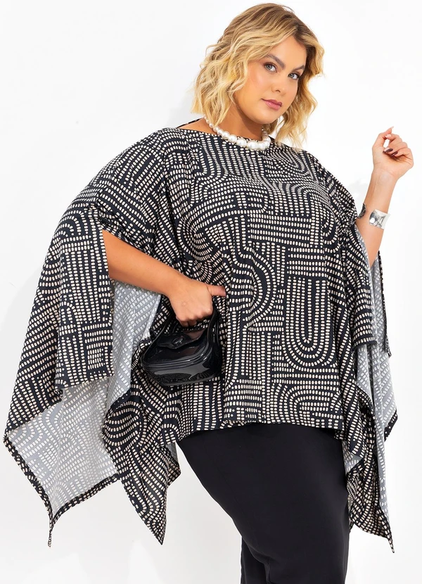 Marguerite - Blusa Poá Desalinhado em Malha Fria