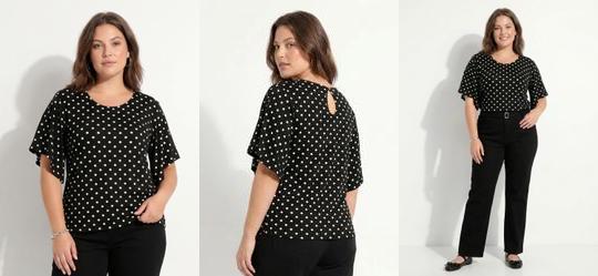 Blusa Po� em Malha de Viscose