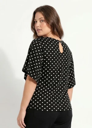 Marguerite - Blusa Poá em Malha de Viscose - MARGUERITE