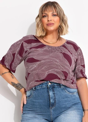 Marguerite - Blusa Pontilhado em Malha de Viscose - MARGUERITE