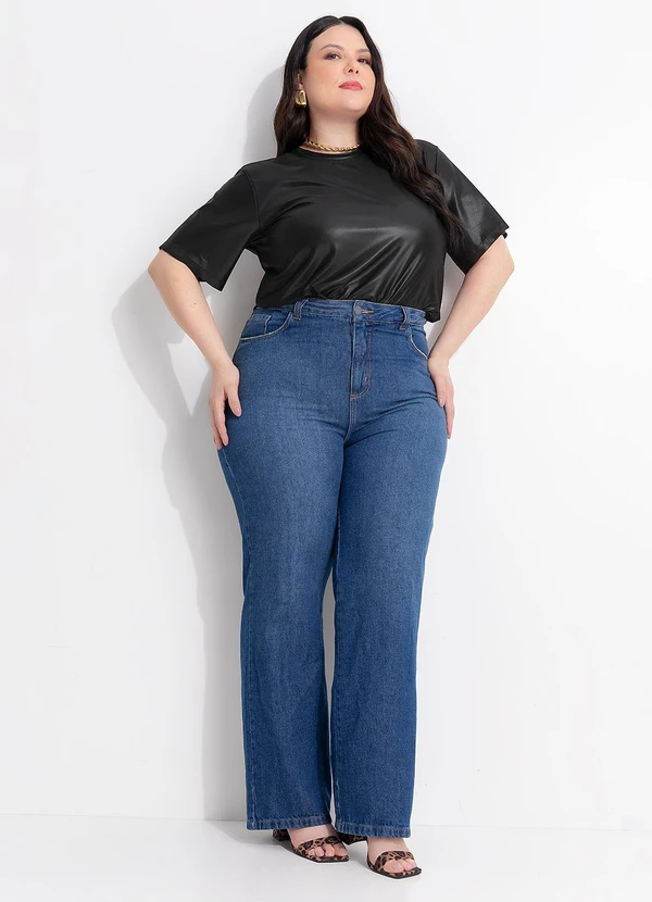 Marguerite - Blusa Preta em Cirrê 4