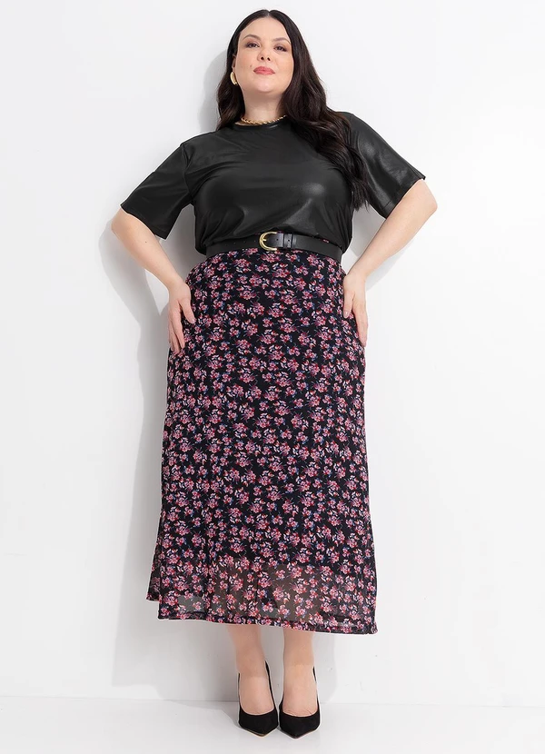 Marguerite - Blusa Preta em Cirrê 2