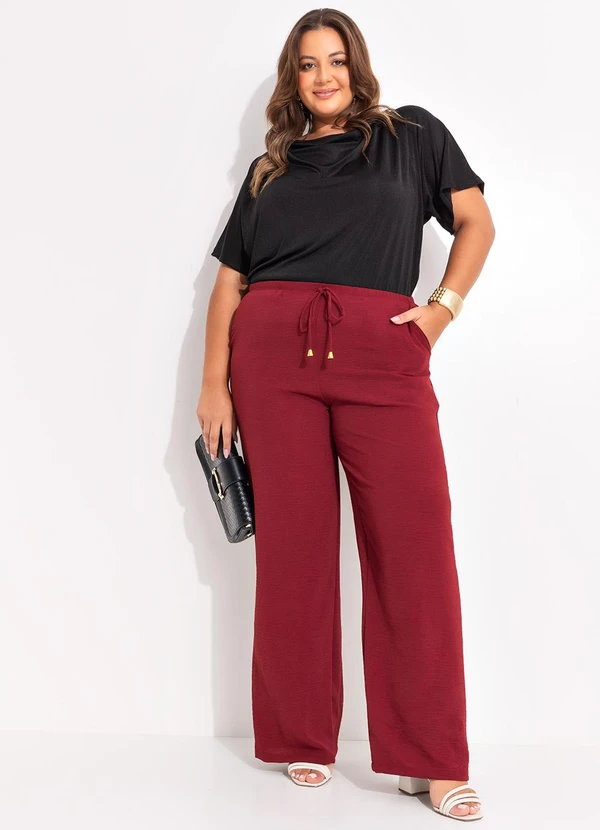 Marguerite - Blusa Preta em Malha com Elastano 5