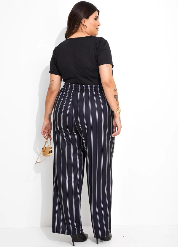 Marguerite - Blusa Preta em Malha com Laço 2