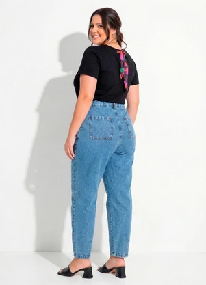Marguerite - Blusa Preta em Malha de Algodão - MARGUERITE
