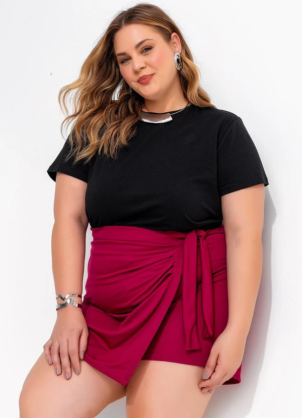 Marguerite - Blusa Preta em Malha de Algodão 5