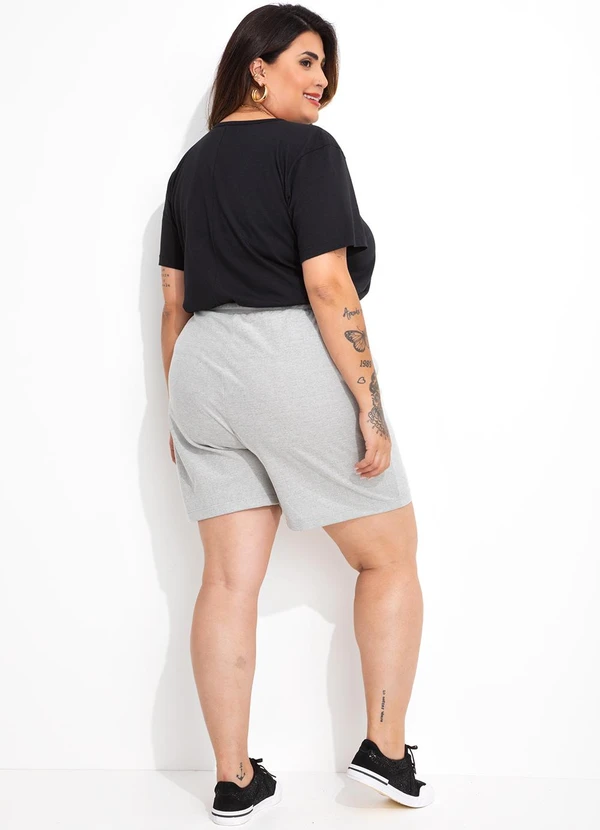 Marguerite - Blusa Preta em Malha de Algodão 4