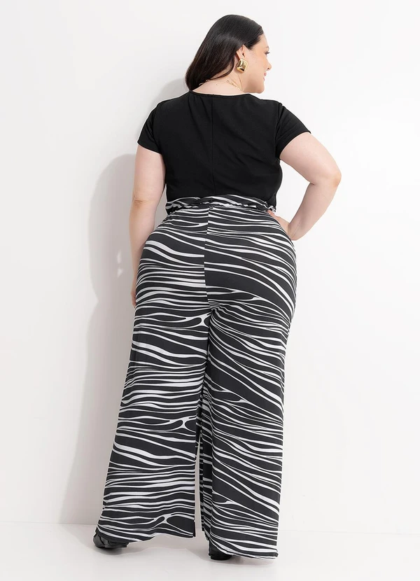 Marguerite - Blusa Preta em Malha Encorpada 8