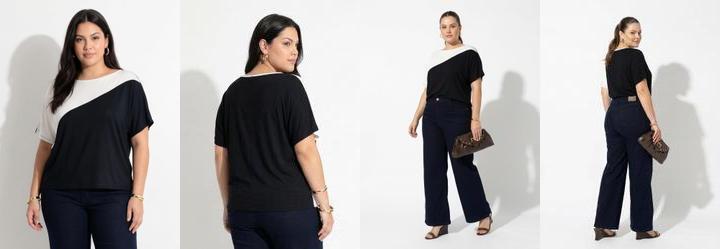 Blusa Preta em Malha Leve