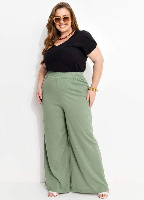 Marguerite - Blusa Preta em Viscose Plana 2