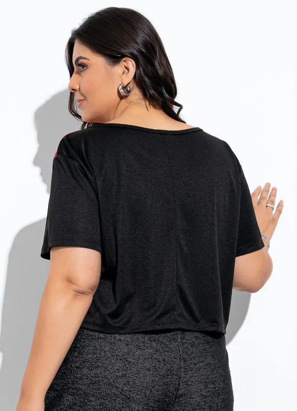 Marguerite - Blusa Preto com Recortes 3