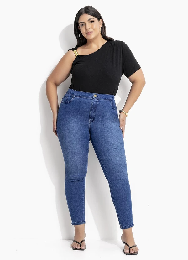 Marguerite - Blusa Preto em Malha de Viscose 10