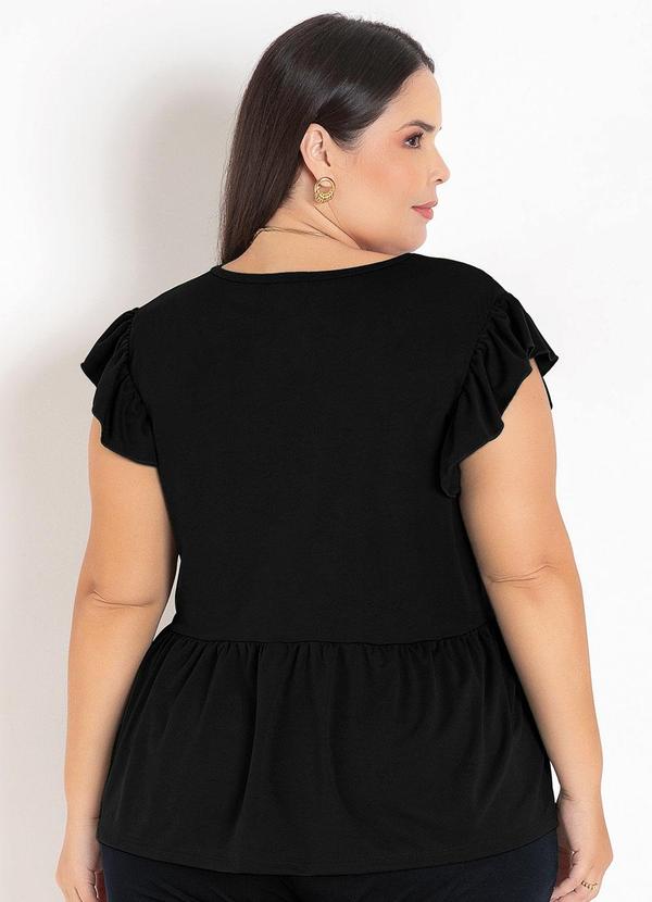 Marguerite - Blusa Preto em Malha 2