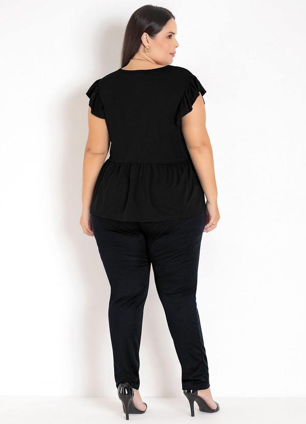 Marguerite - Blusa Preto em Malha 4