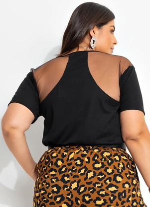 Marguerite - Blusa Preto em Malha - MARGUERITE