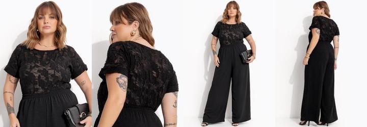 Blusa Preto em Meia Malha Pontilhada