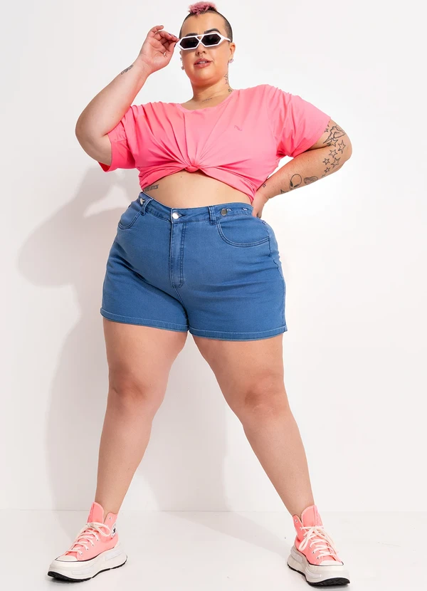 Marguerite - Blusa Rosa Neon em Microfibra - Dry Fit Uv50+ 7